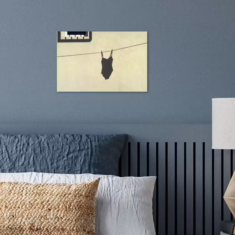Poster - Badpak - Schaduw - Muur - Zomer - Minimalistisch — 3
