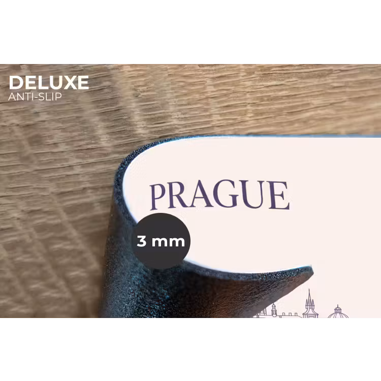 Placemat - 6 stuks - Praag - Skyline - Architectuur - Blauw — 4