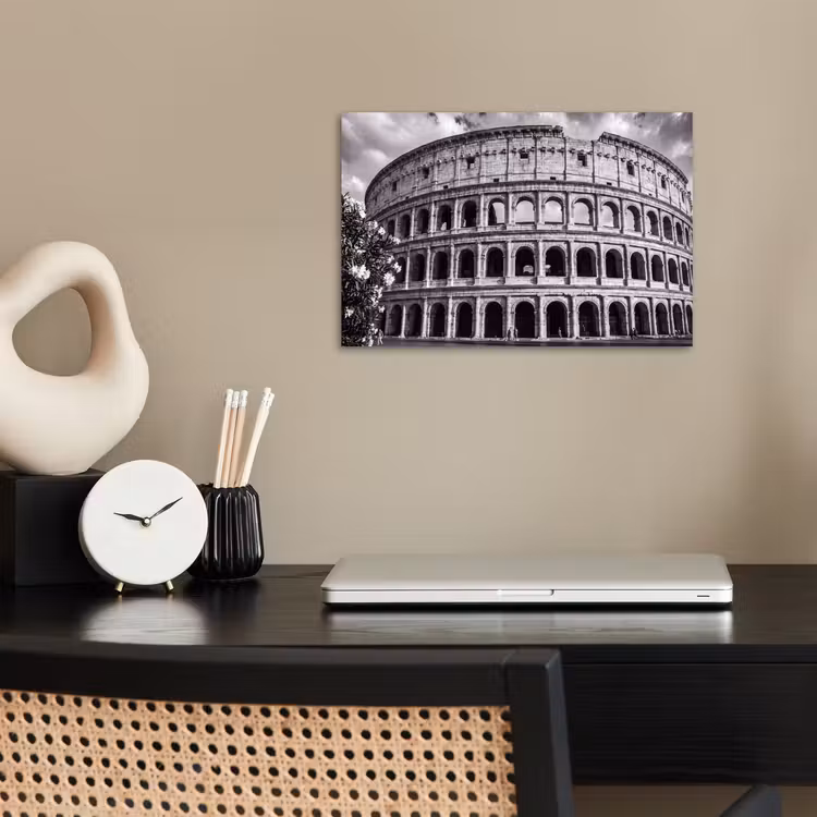 Poster - Architectuur - Colosseum - Rome - Historisch - Zwart-wit — 2