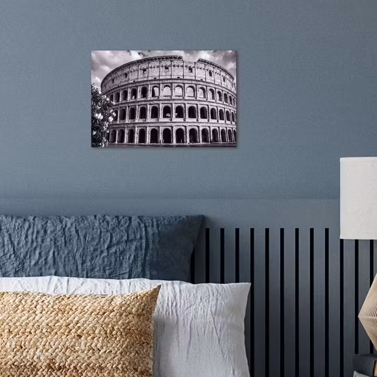 Poster - Architectuur - Colosseum - Rome - Historisch - Zwart-wit — 3
