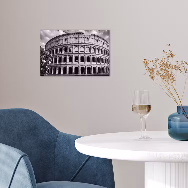 Poster - Architectuur - Colosseum - Rome - Historisch - Zwart-wit — 4