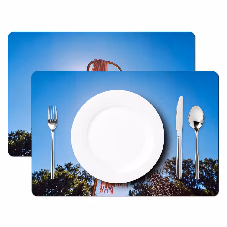Placemat - 6 stuks - Douche - Water - Zomer - Blauw — 2