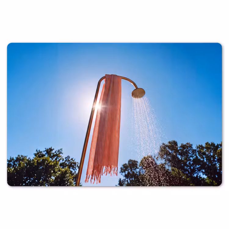 Placemat - 6 stuks - Douche - Water - Zomer - Blauw — 7