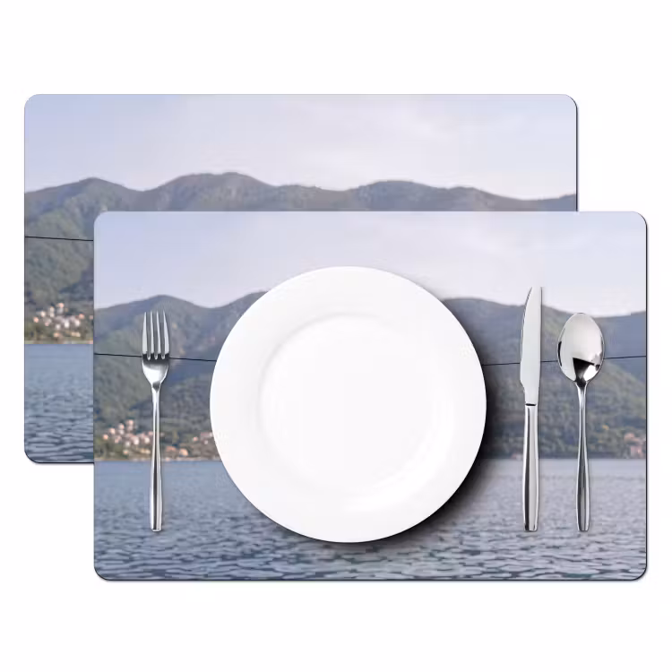 Placemat - 6 stuks - Kleding - Badkleding - Waslijn - Zomer - Roze — 2