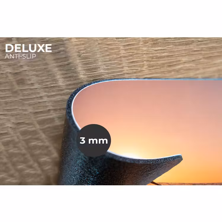 Placemat - 6 stuks - Persoon - Surfen - Zonsondergang - Zee - Oranje — 4