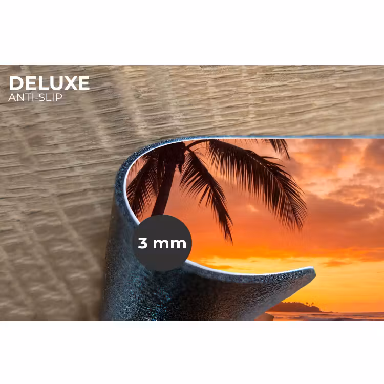 Placemat - 6 stuks - Vrouw - Surfplank - Strand - Zonsondergang - Oranje — 4