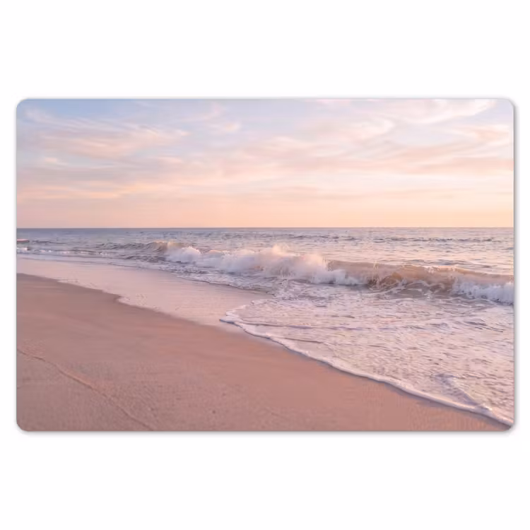 Placemat - 6 stuks - Strand - Zee - Golven - Natuur - Zonsondergang — 7