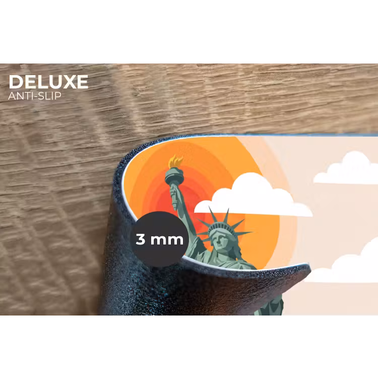 Placemat - 6 stuks - Vrijheidsbeeld - New York - Zon - Modern — 4