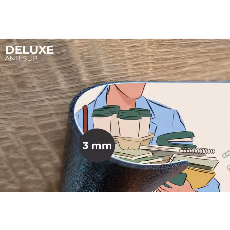 Placemat - 6 stuks - Mens - Kantoorartikelen - Werk - Modern — 4