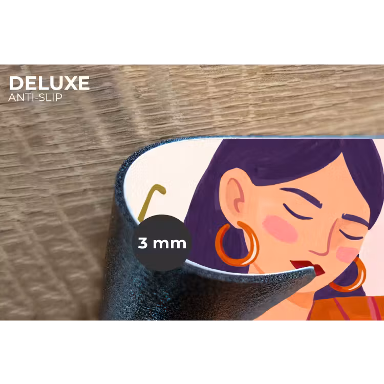 Placemat - 6 stuks - Vrouw - Bril - Cocktail - Illustratie - Modern — 4