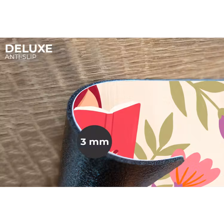 Placemat - 6 stuks - Vrouw - Lezen - Thuis - Modern - Bloemen — 4