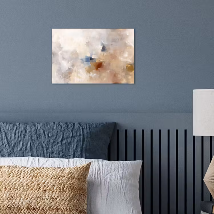 Poster - Abstract - Borstelstreken - Modern - Beige - Kunst — 3