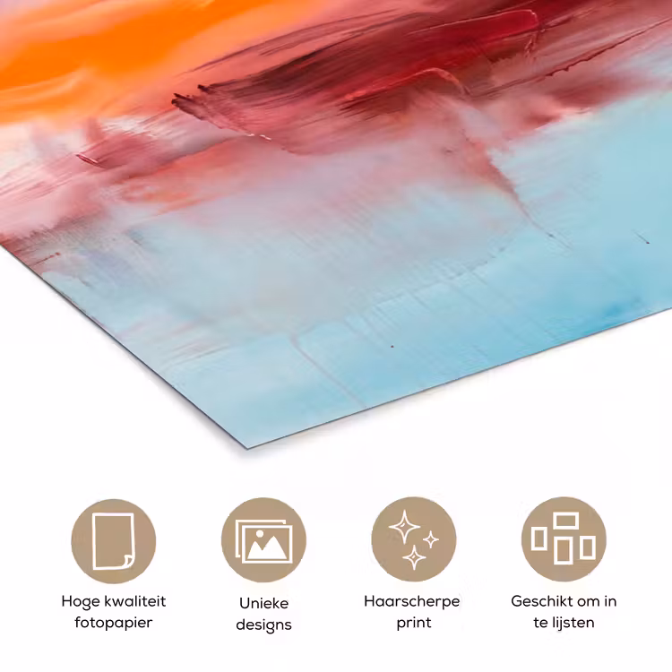 Poster - Abstract - Kleuren - Modern - Kunst - Roze — 5