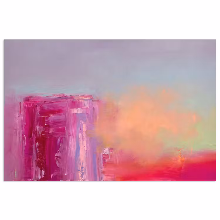Poster - Abstract - Kleuren - Modern - Roze — 1