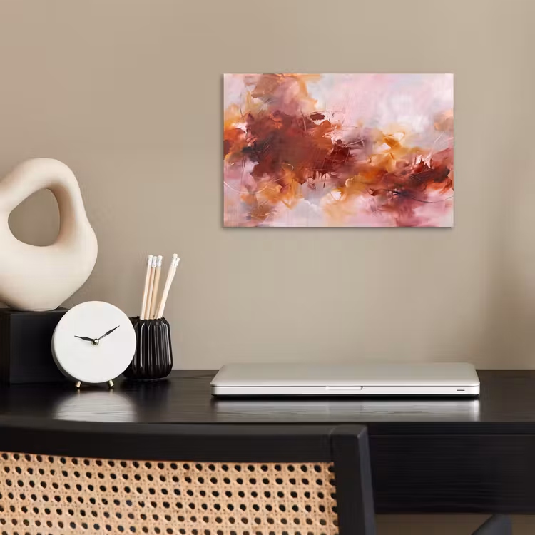 Poster - Abstract - Kleurrijk - Kunst - Modern - Roze-Rood — 2