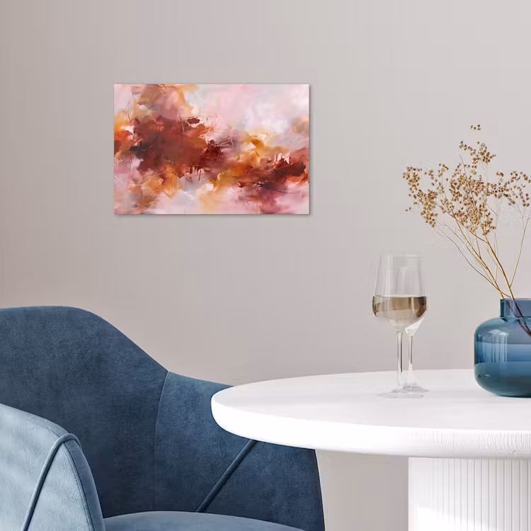 Poster - Abstract - Kleurrijk - Kunst - Modern - Roze-Rood — 4