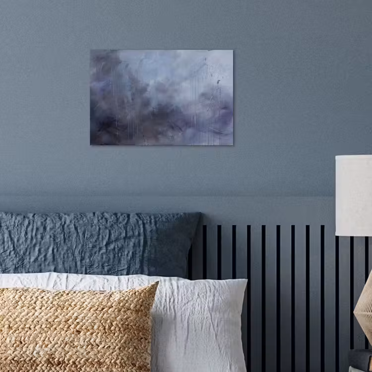 Poster - Abstract - Kwaststreken - Modern - Kunst - Grijs — 3
