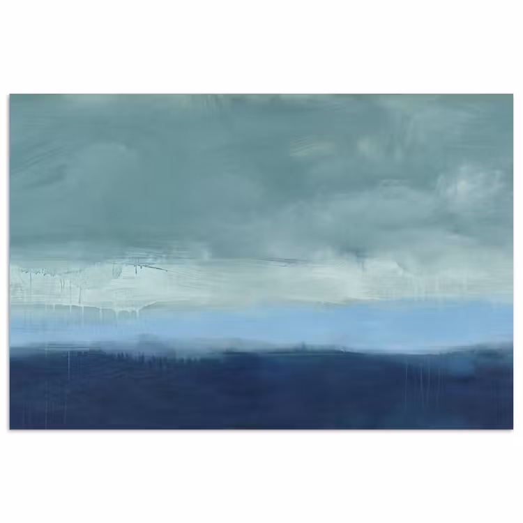 Poster - Abstract - Lagen - Rust - Modern - Blauw — 1