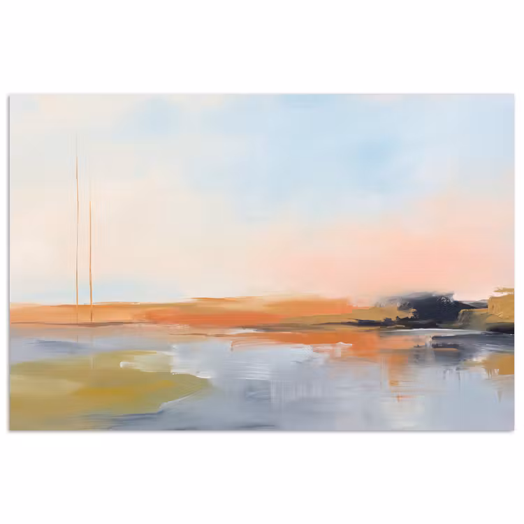 Poster - Abstract - Landschap - Horizon - Modern - Kleurrijk — 1