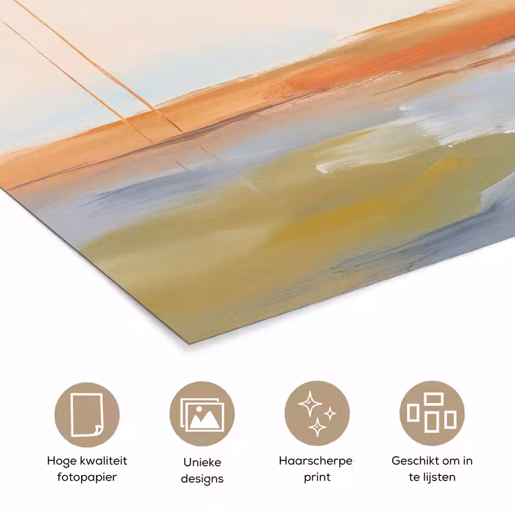 Poster - Abstract - Landschap - Horizon - Modern - Kleurrijk — 5