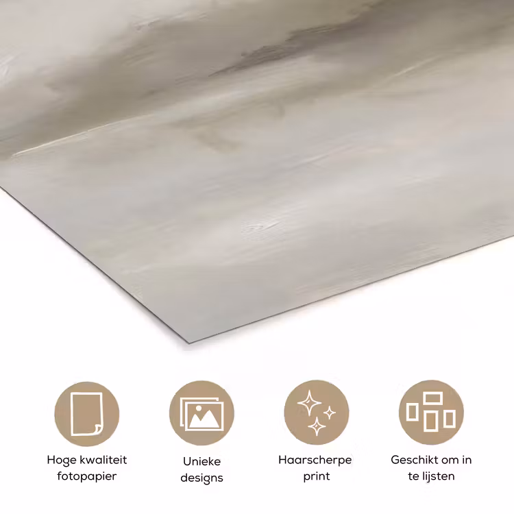Poster - Abstract - Landschap - Nevel - Modern - Grijs — 5