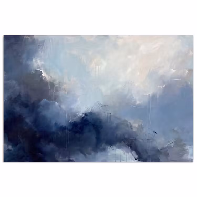 Poster - Abstract - Wolken - Modern - Blauw - Kunst — 1