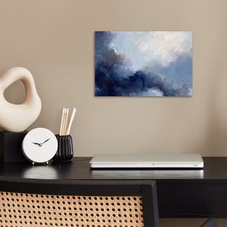 Poster - Abstract - Wolken - Modern - Blauw - Kunst — 2