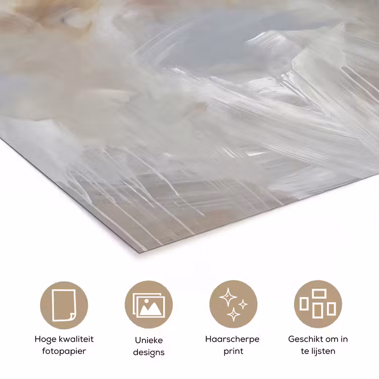 Poster - Abstract - Wolken - Sfeer - Modern - Beige — 5