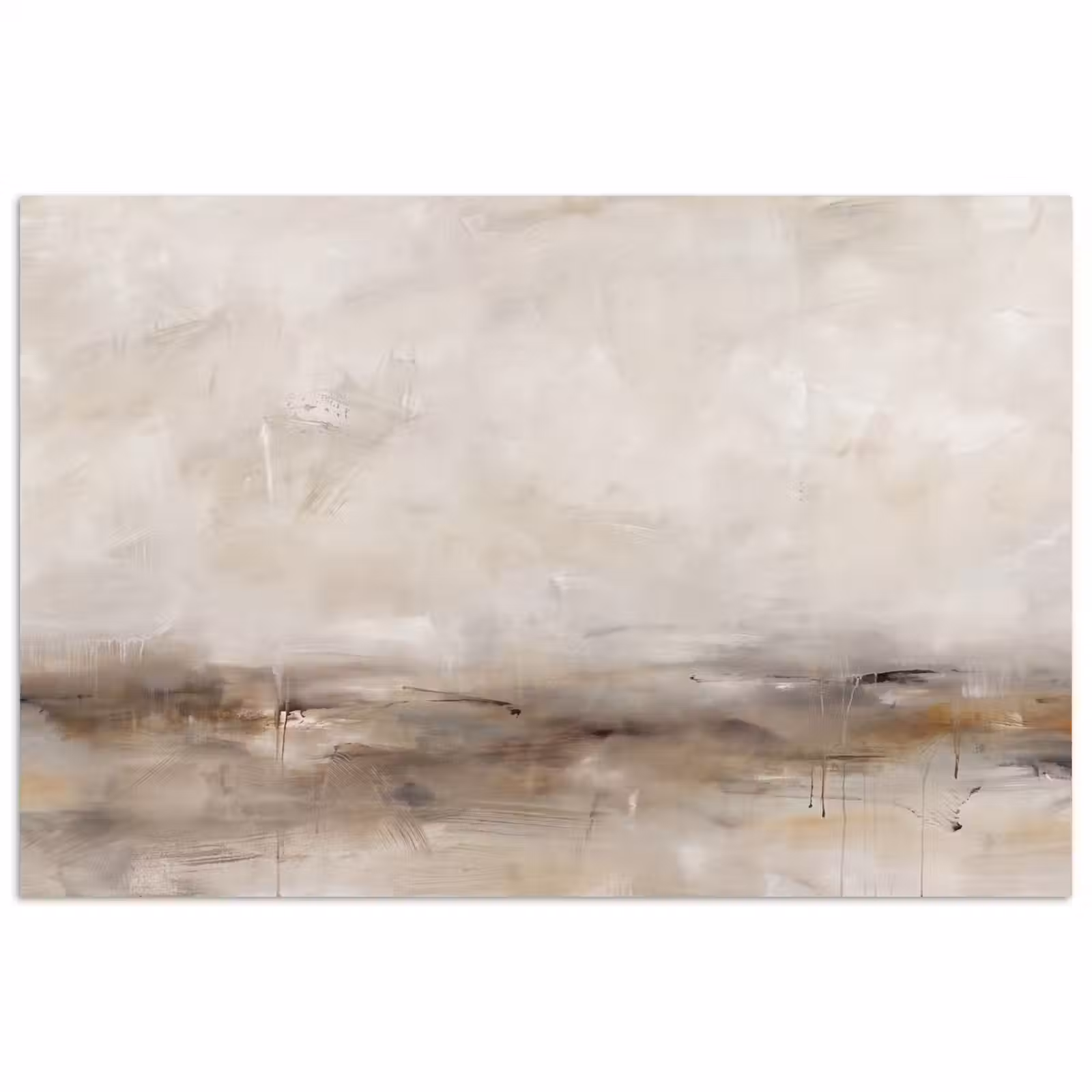 Poster - Abstrakt - Landschap - Modern - Beige - Kunst — 1