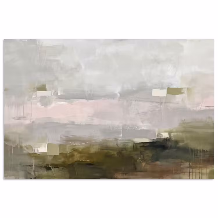 Poster - Abstract - Gelaagd - Kunst - Modern - Grijs-Groen — 1