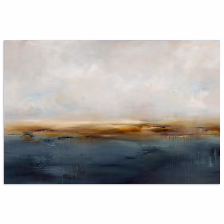 Poster - Abstract - Horizon - Water - Modern - Beige — 1