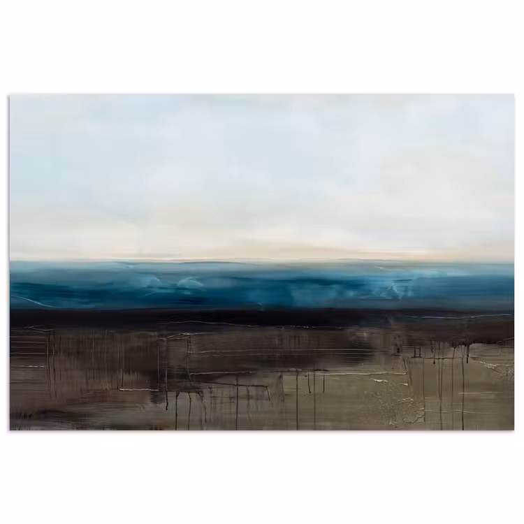 Poster - Abstract - Landschap - Horizon - Blauw - Modern — 1