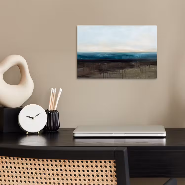 Poster - Abstract - Landschap - Horizon - Blauw - Modern — 2