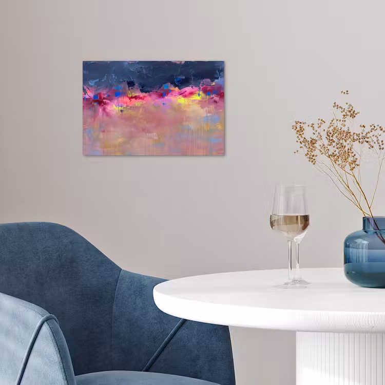 Poster - Abstract - Textuur - Kleuren - Modern - Roze — 4