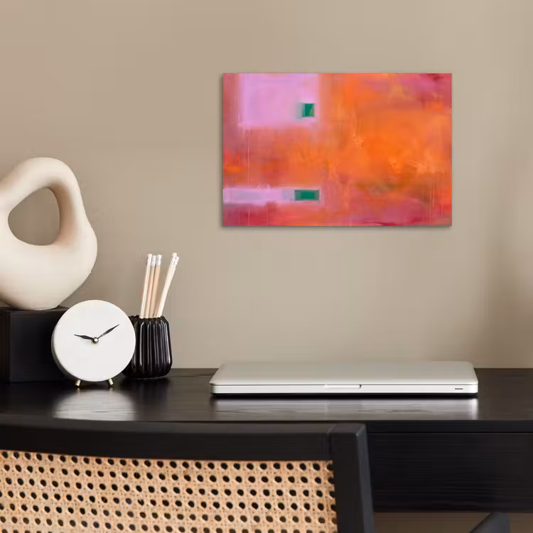 Poster - Abstract - Vlakken - Kunst - Modern - Oranje — 2