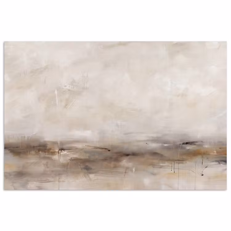 Poster - Abstrakt - Landschap - Modern - Beige - Kunst — 1