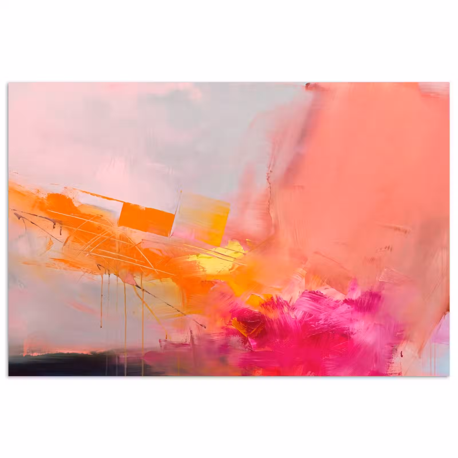 Poster - Abstract - Kleurrijk - Modern - Roze — 1