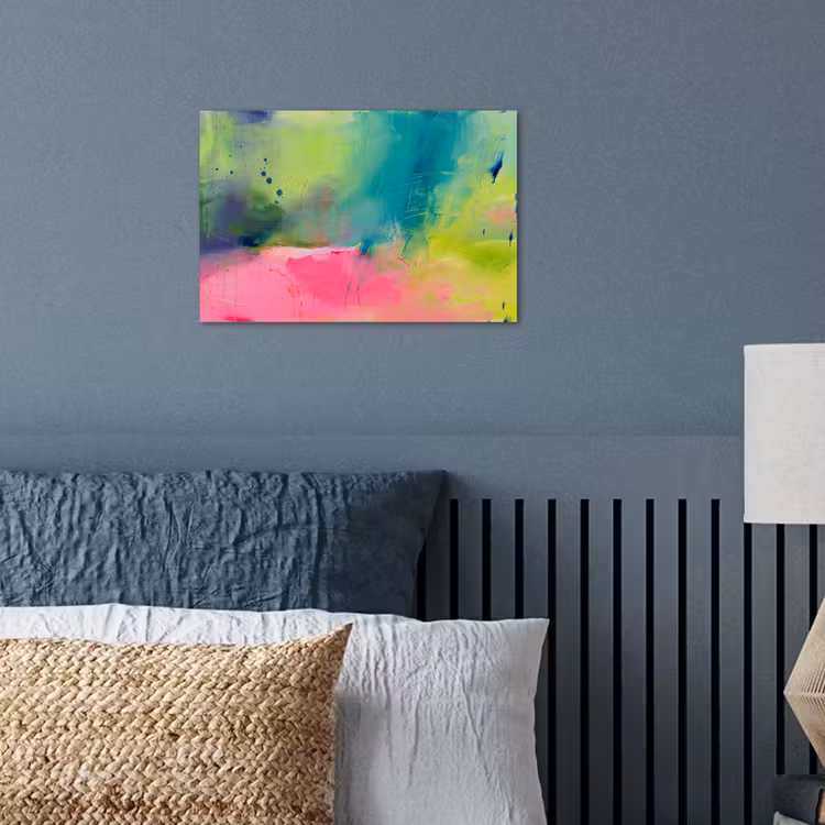 Poster - Abstract - Kleuren - Modern - Groen - Roze — 3