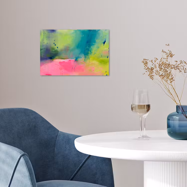 Poster - Abstract - Kleuren - Modern - Groen - Roze — 4