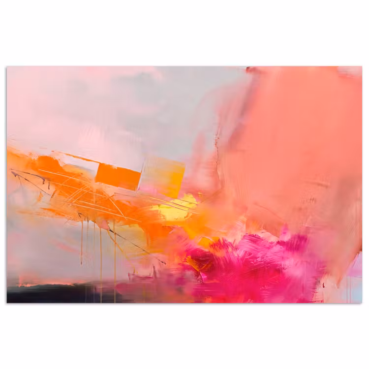 Poster - Abstract - Kleurrijk - Modern - Roze — 1