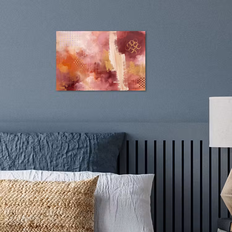 Poster - Abstract - Rood - Goud - Modern - Kunst — 3