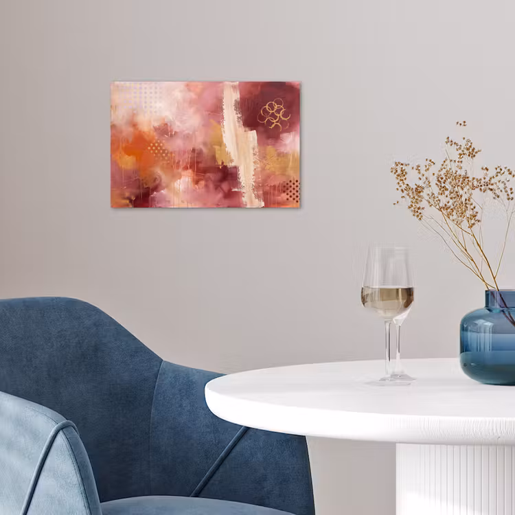 Poster - Abstract - Rood - Goud - Modern - Kunst — 4
