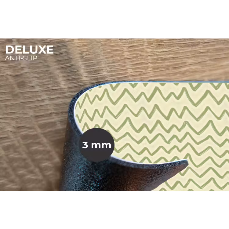 Placemat - 6 stuks - Saliegroen - Zigzag - Handgetekend - Patroon — 4
