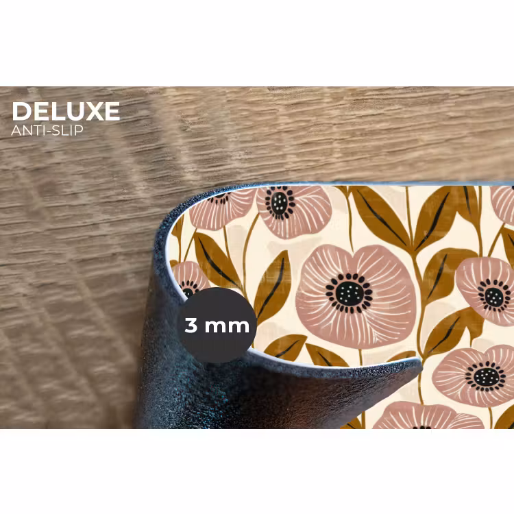 Placemat - 6 stuks - Dustyroze - Bloemen - Grafisch - Patroon — 4