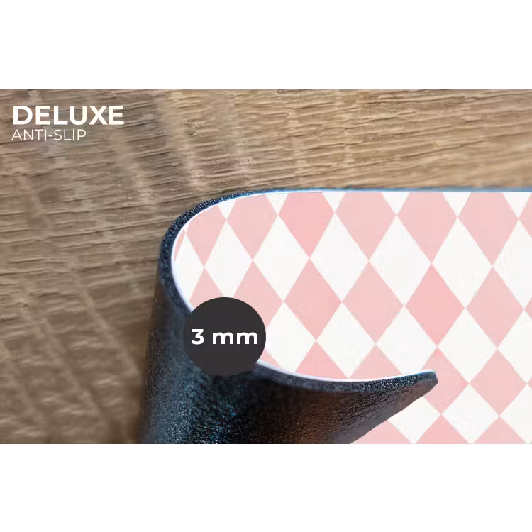 Placemat - 6 stuks - Lichtroze - Ruiten - Geometrisch - Patroon — 4