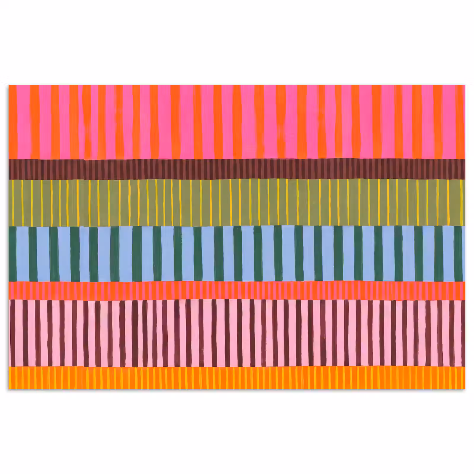 Poster - Abstract - Strepen - Modern - Kleurrijk - Kunst — 1