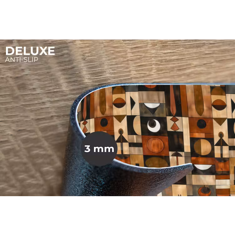 Placemat - 6 stuks - Terracotta - Geometrisch - Mid-Century - Patroon — 4
