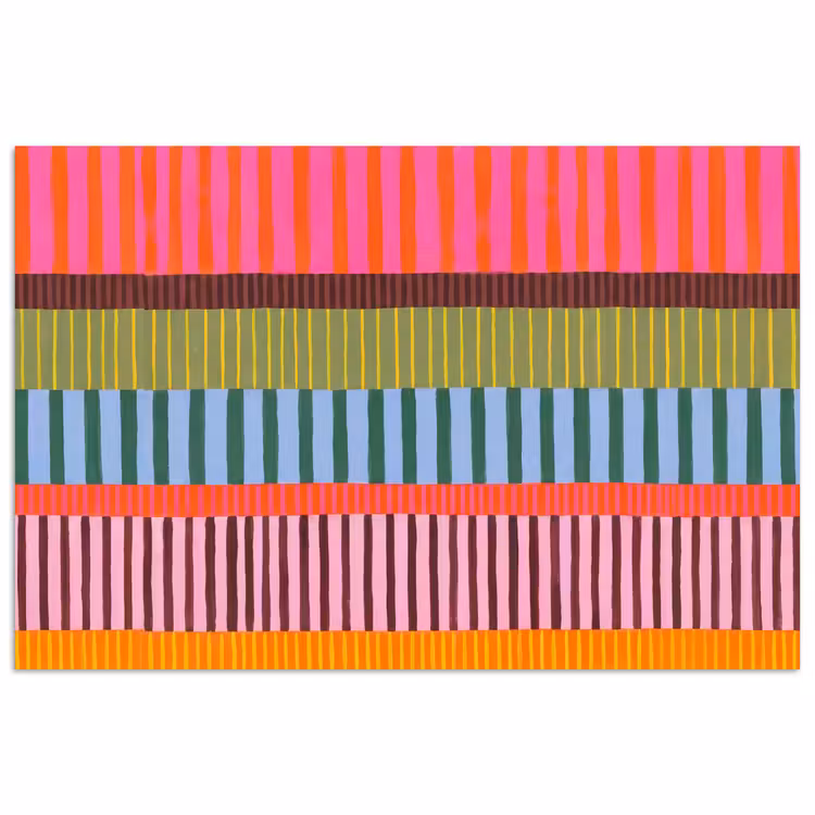 Poster - Abstract - Strepen - Modern - Kleurrijk - Kunst — 1