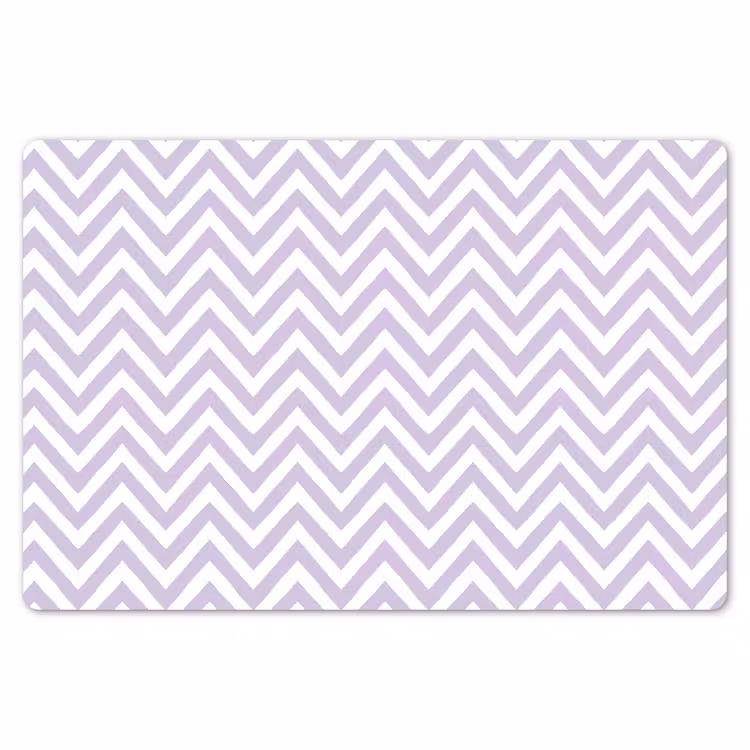 Placemat - 6 stuks - Lila - Geometrisch - Chevron - Zigzag - Patroon — 7