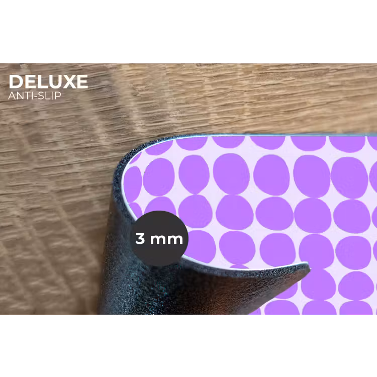 Placemat - 6 stuks - Paars - Geometrisch - Stippen - Polka Dot - Patroon — 4